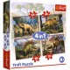 4 Puzzles - Dinosaures Interessants