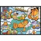 4 Puzzles - Garfield N'Aime Pas Les Lundis -