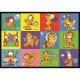 4 Puzzles - Garfield N'Aime Pas Les Lundis -