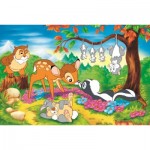 Trefl-40054 40e Anniversaire Trefl - Bambi Et Les Amis De La Forêt - Disney Bambi