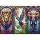 Vitrail : Animaux