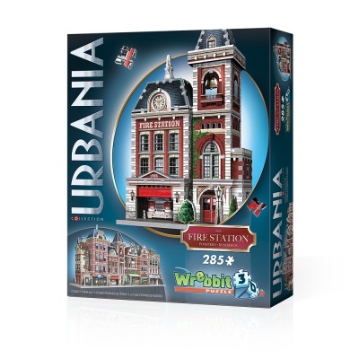 Wrebbit-3D-0505 Puzzle 3D - Collection Urbania - Caserne de Pompiers