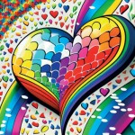 Yazz-3801 Mosaic Heart