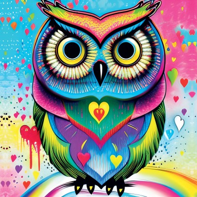 Yazz-3807 Pop-art Owl